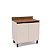Balcão para Cozinha Koya 80x92,5cm com Prateleira 2 Portas e 4 Pés - Imagem 7