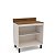 Balcão para Cozinha Koya 80x92,5cm com Prateleira 2 Portas e 4 Pés - Imagem 9