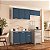 Cozinha Modulada Amara 200x224,5cm 3 Peças Balcão c/ 3 Gavetas e Tampo - Imagem 1