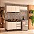 Cozinha Modulada Koya 200x214cm 3 Peças Balcão com 3 Gavetas e Tampo - Imagem 1