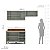 Cozinha Modulada Koya 200x214cm 3 Peças Balcão com 3 Gavetas e Tampo - Imagem 12