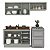 Cozinha Modulada Koya 200x214cm 3 Peças Balcão com Tampo e Rodapé - Imagem 10