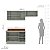 Cozinha Modulada Koya 200x214cm 3 Peças Balcão com Tampo e Rodapé - Imagem 12