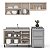 Cozinha Modulada Koya 200x214cm 3 Peças Armários Aéreos e Balcão - Imagem 4