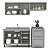 Cozinha Modulada Koya 200x214cm 3 Peças Armários Aéreos e Balcão - Imagem 9