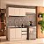 Cozinha Modulada Koya 200x214cm 3 Peças Balcão com 3 Gavetas e Rodapé - Imagem 1