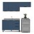 Cozinha Modulada Meena 200x224,5cm 3 Peças Armários Aéreos e Balcão - Imagem 2
