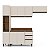 Cozinha Modulada Koya 236,8x214cm 4 Peças Paneleiro e Balcão com Tampo - Imagem 3