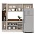 Cozinha Modulada Koya 236,8x214cm 4 Peças Balcão com Tampo e Rodapé - Imagem 4
