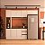 Cozinha Modulada Koya 236,8x214cm 4 Peças Balcão com Tampo e Rodapé - Imagem 1