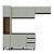 Cozinha Modulada Koya 236,8x214cm 4 Peças com Paneleiro e 3 Gavetas - Imagem 9