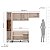 Cozinha Modulada Koya 236,8x214cm 4 Peças com Paneleiro e 3 Gavetas - Imagem 6