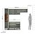 Cozinha Modulada Koya 236,8x214cm 4 Peças com Paneleiro e 3 Gavetas - Imagem 12