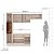 Cozinha Modulada Koya 236,8x214cm 4 Peças Paneleiro Balcão c/ Rodapé - Imagem 6