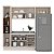 Cozinha Modulada Koya 236,8x214cm 4 Peças Paneleiro Balcão c/ Rodapé - Imagem 3