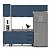 Cozinha Modulada Meena 240x224,5cm 4 Peças com Paneleiro e 3 Gavetas - Imagem 2