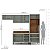 Cozinha Modulada Koya 270x214cm 4 Peças Balcão com 3 Gavetas e Tampo - Imagem 12