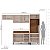 Cozinha Modulada Koya 270x214cm 4 Peças Balcão com 3 Gavetas e Tampo - Imagem 6