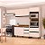 Cozinha Modulada Koya 270x214cm 4 Peças Balcão com 3 Gavetas e Tampo - Imagem 1
