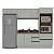 Cozinha Modulada Koya 270x214cm 4 Peças Balcão com Tampo e Rodapé - Imagem 8
