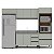 Cozinha Modulada Koya 270x214cm 4 Peças com Torre Quente e 4 Gavetas - Imagem 8