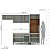 Cozinha Modulada Koya 270x214cm 4 Peças com Torre Quente e 4 Gavetas - Imagem 12