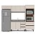 Cozinha Modulada Koya 270x214cm 4 Peças com Torre Quente e 4 Gavetas - Imagem 2