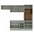 Cozinha Modulada Koya 270x214cm 4 Peças Balcão Torre Quente c/ Rodapé - Imagem 11