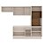 Cozinha Modulada Koya 270x214cm 4 Peças Balcão Torre Quente c/ Rodapé - Imagem 5
