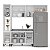 Cozinha Modulada Amara 240x224,5cm 4 Peças com Armários e Paneleiro - Imagem 3