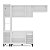 Cozinha Modulada Amara 240x224,5cm 4 Peças com Armários e Paneleiro - Imagem 5