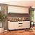 Cozinha Modulada Koya 200x214cm 4 Peças Balcões com 3 Gavetas e Tampo - Imagem 1