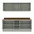 Cozinha Modulada Koya 200x214cm 4 Peças Balcões com Tampo e Rodapé - Imagem 11