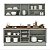 Cozinha Modulada Koya 200x214cm 4 Peças Balcões com Tampo e Rodapé - Imagem 10