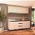 Cozinha Modulada Koya 200x214cm 4 Peças Balcões com 3 Gavetas - Imagem 1