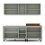 Cozinha Modulada Koya 200x214cm 4 Peças Balcões com 3 Gavetas - Imagem 11