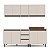 Cozinha Modulada Koya 200x214cm 4 Peças Balcões com 3 Gavetas - Imagem 3