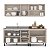 Cozinha Modulada Koya 200x214cm 4 Peças Balcões com 3 Gavetas - Imagem 4