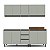 Cozinha Modulada Koya 200x214cm 4 Peças Balcões com 3 Gavetas - Imagem 9
