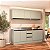 Cozinha Modulada Koya 4 Peças 200x214cm Balcões c/ 3 Gavetas e Rodapé - Imagem 7