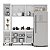 Cozinha Modulada Amara 240x224,5cm 4 Peças Balcão c/ Tampo e Paneleiro - Imagem 3