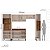 Cozinha Modulada Koya 306,8x214cm 5 Peças Balcão 3 Gavetas e Tampo - Imagem 6
