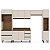 Cozinha Modulada Koya 306,8x214cm 5 Peças Balcão 3 Gavetas e Tampo - Imagem 4