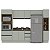 Cozinha Modulada Koya 306,8x214cm 5 Peças Balcão com Tampo e Rodapé - Imagem 8
