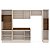 Cozinha Modulada Koya 306,8x214cm 5 Peças Balcão com Tampo e Rodapé - Imagem 5
