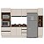 Cozinha Modulada Koya 306,8x214cm 5 Peças Balcão com Tampo e Rodapé - Imagem 2