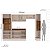 Cozinha Modulada Koya 306,8x214cm 5 Peças Balcão com Tampo e Rodapé - Imagem 6