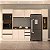 Cozinha Modulada Koya 306,8x214cm 5 Peças Balcão com Tampo e Rodapé - Imagem 1