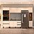 Cozinha Modulada Koya 306,8x214cm 5 Peças c/ Torre Quente e Paneleiro - Imagem 1