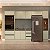 Cozinha Modulada Koya 306,8x214cm 5 Peças com Torre Quente e Rodapé - Imagem 1